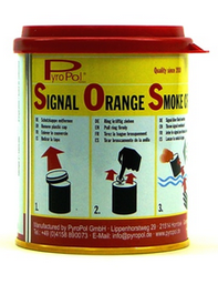 [SS-PP] PYROPOL Signal Orange Smoke CF3 -SOLAS