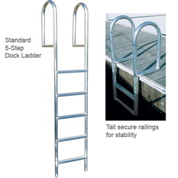 5 Step Straight Dock Ladders